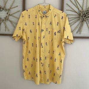 Rip Curl short-sleeve button-down shirt in XL